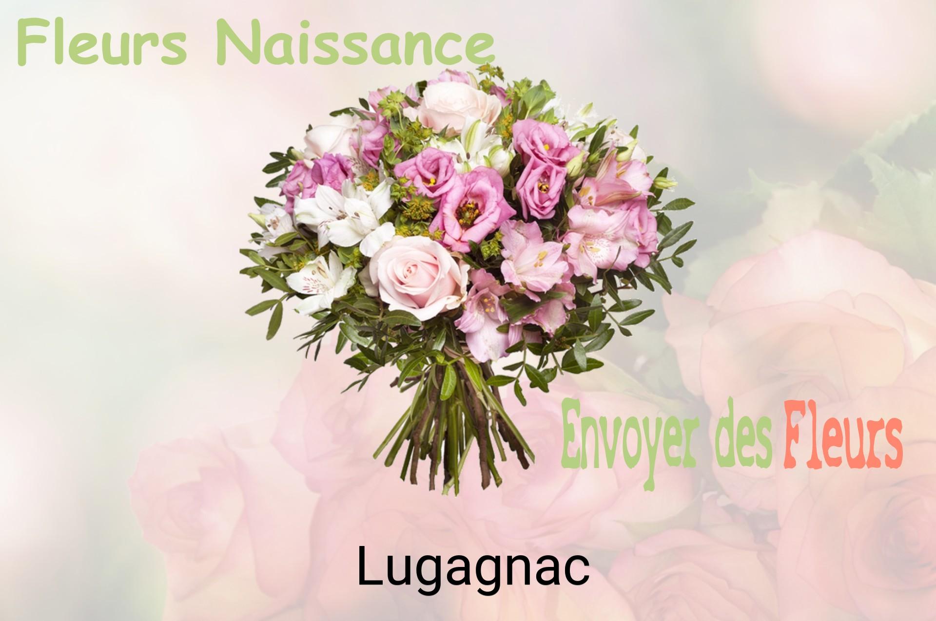 Bouquet de fleurs de naissance livré à Lugagnac